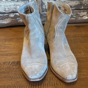 Dolce Vita Taupe Ankle Booties